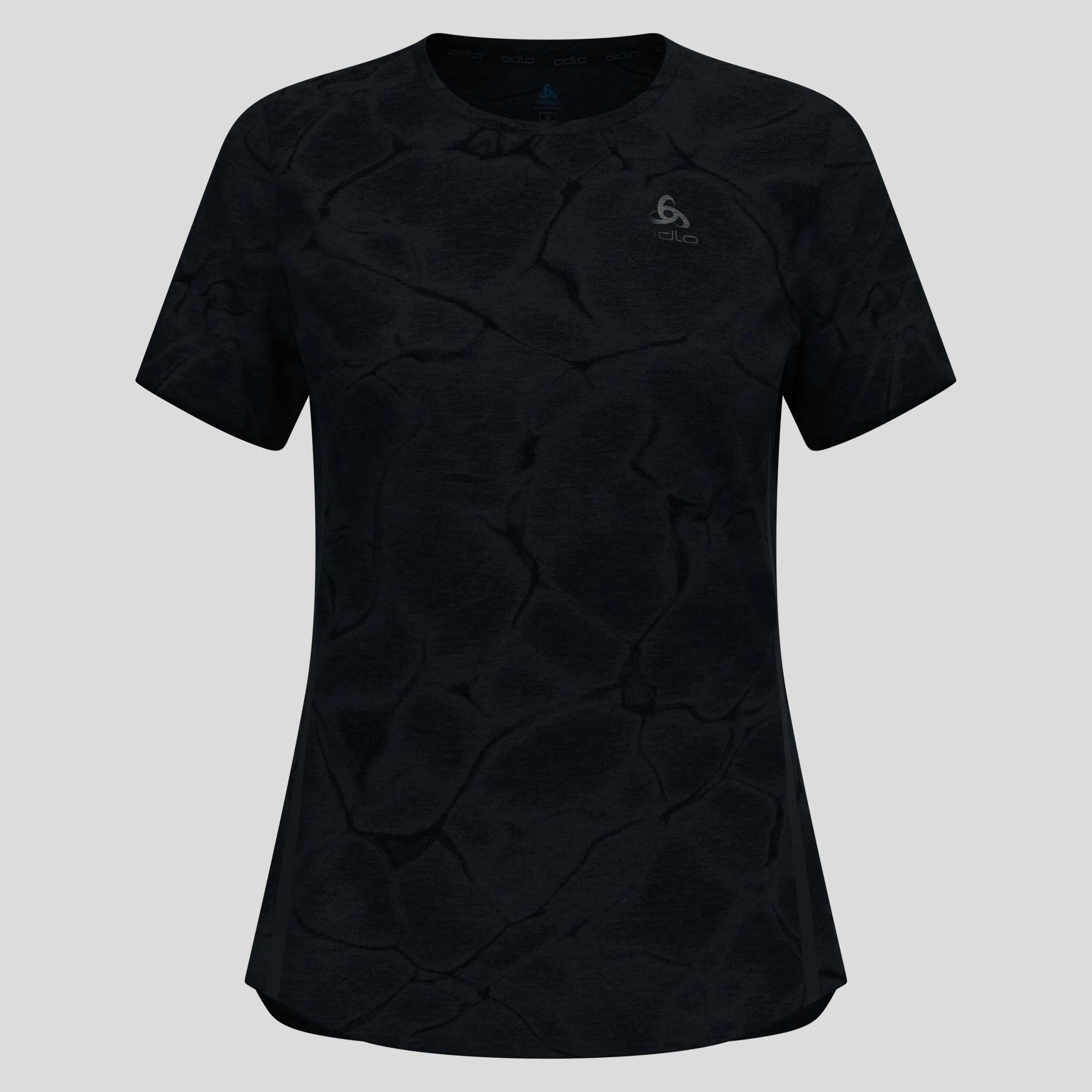 Odlo Zeroweight Engineered Chill-Tec Dames Technisch T-shirt Zwart 6/7