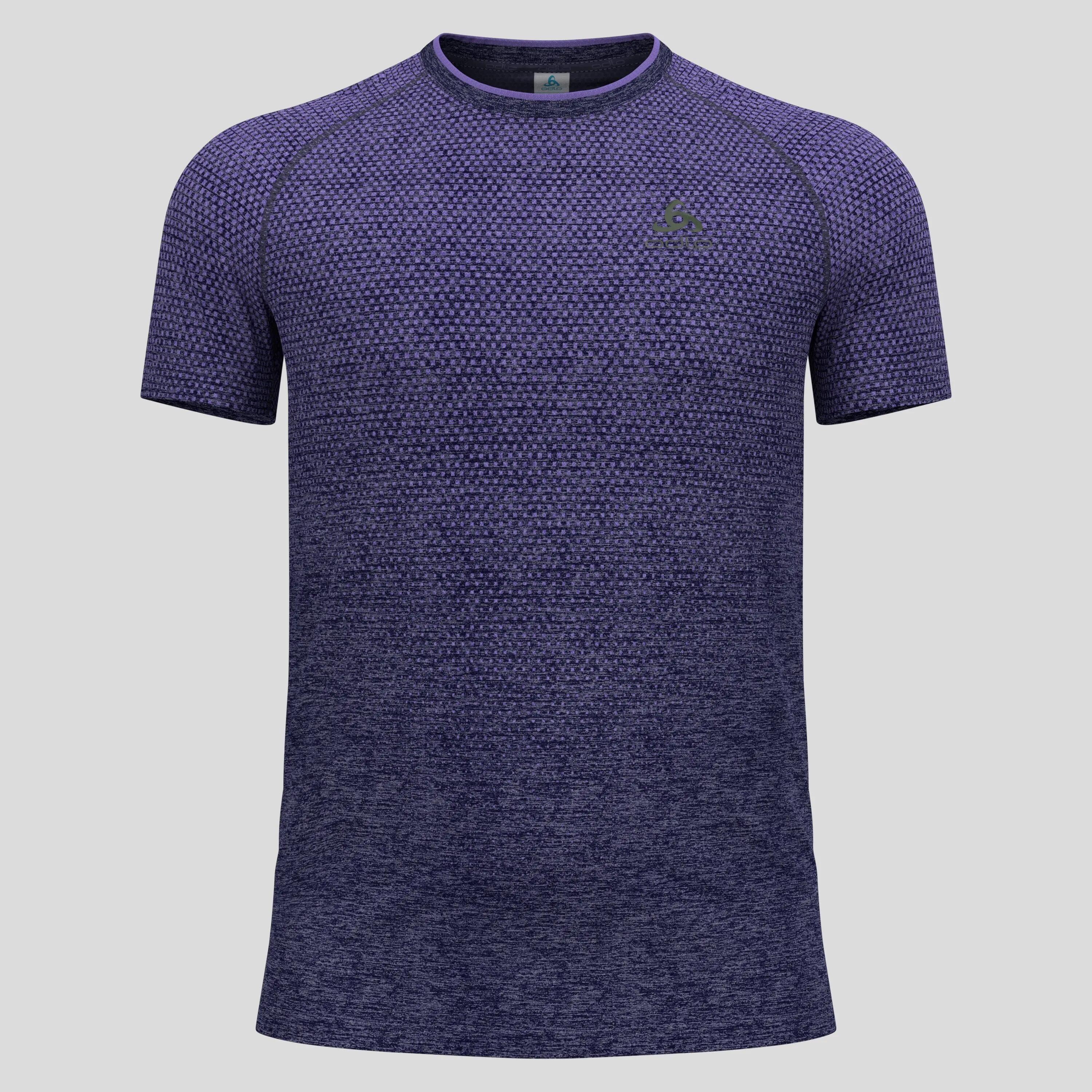 Odlo Essentials Seamless Herren Running T-Shirt Dunkelblau 6/7