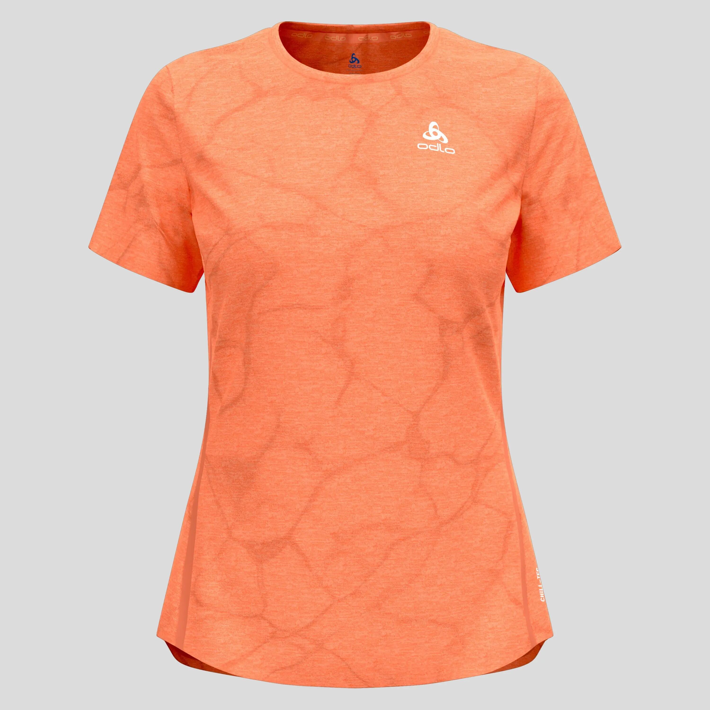 T-shirt de running technique Zeroweight Engineered Chill-Tec ODLO 3/4