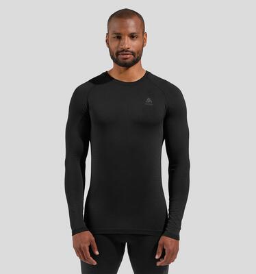 Odlo shirt lange mouwen performance warm eco thermoshirt zwart - nieuw odlo