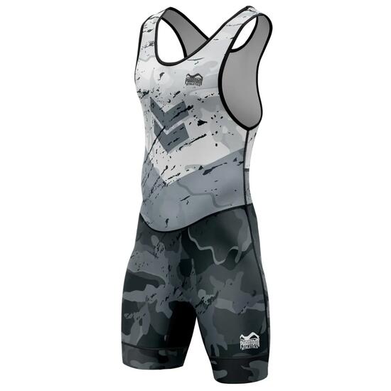 Tenue de lutte Phantom Delta Blanc/Gris/Noir XXL