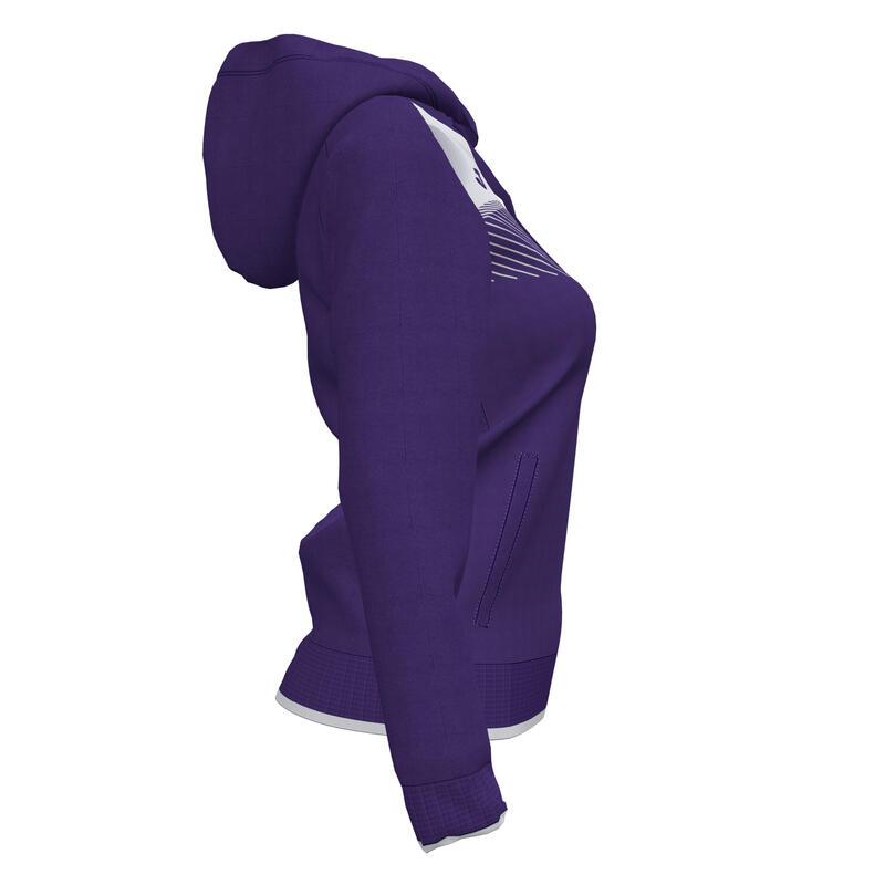 Veste à capuche Fille Joma Supernova ii violet blanc