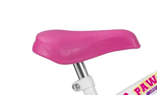 Bicicleta Rider 10" Patrulha Canina Branca Rosa Infantil 4/5