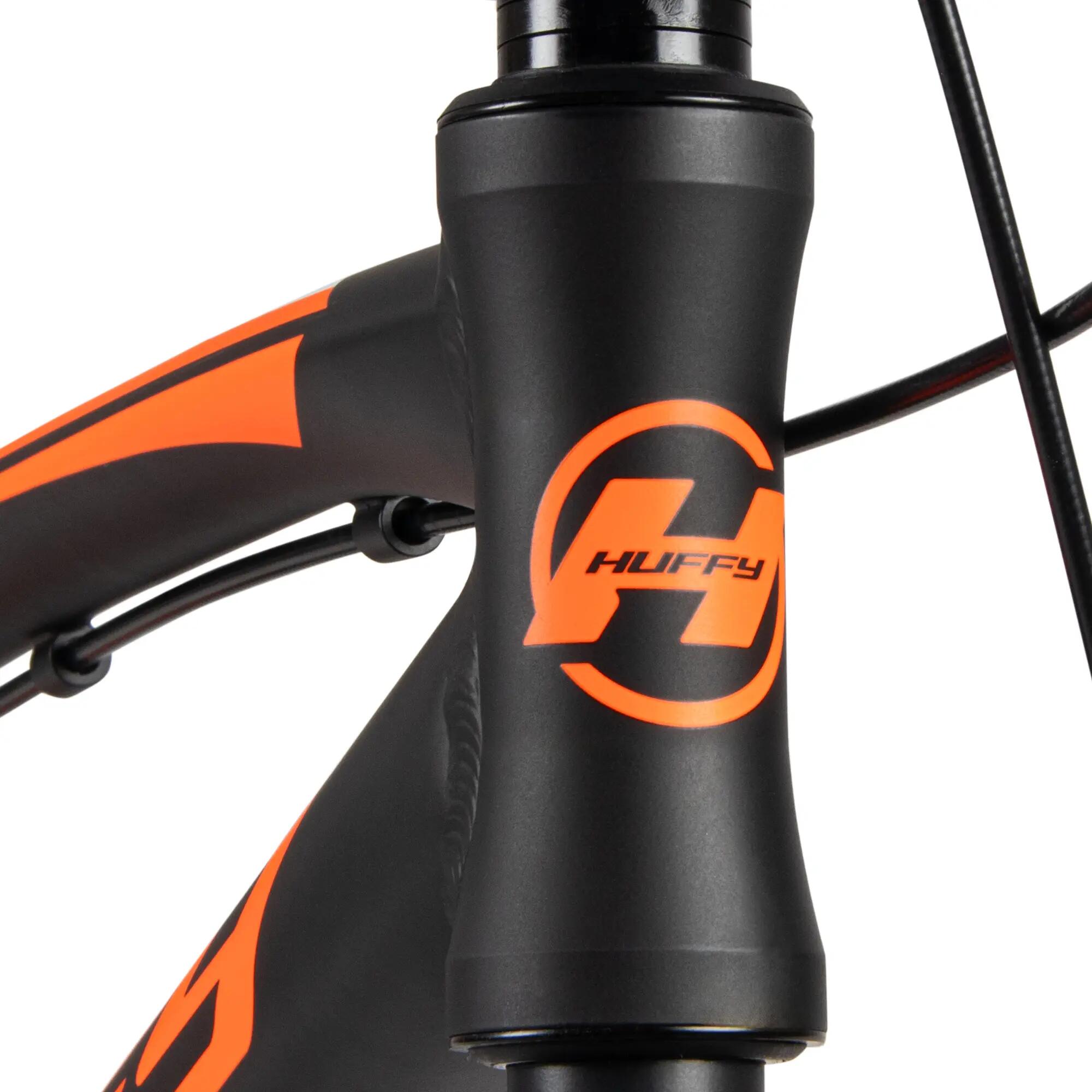 HX Pro 20-inch aluminium BMX-racefiets, zwart en oranje 8/10