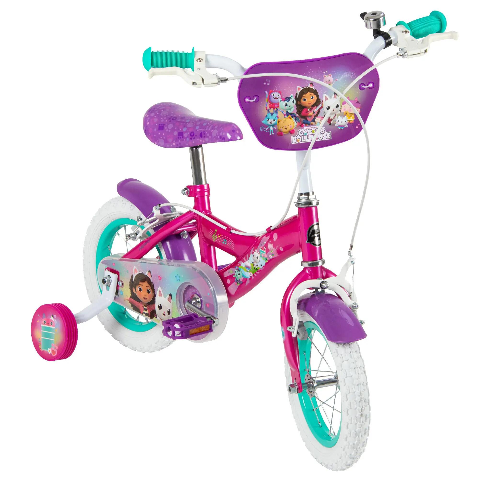 La Casa de Muñecas de Gabby Bicicleta de bolas para niños 12 pulgadas – Bici con 8/9