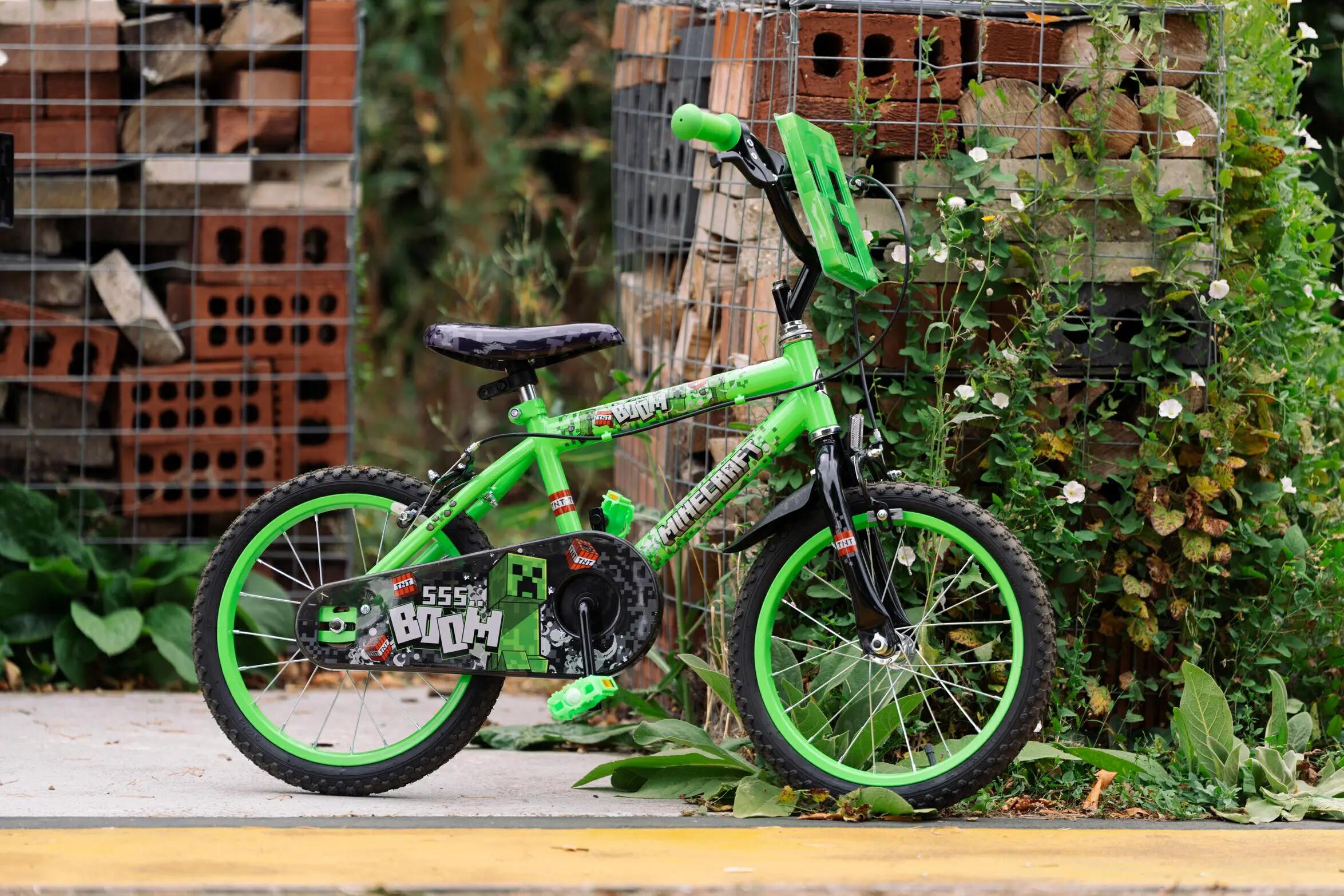 Bicicleta infantil HUFFY Minecraft de 16 polegadas 11/12