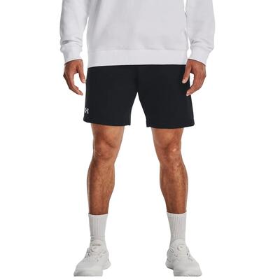 Heren rival fleece korte broek (zwart)