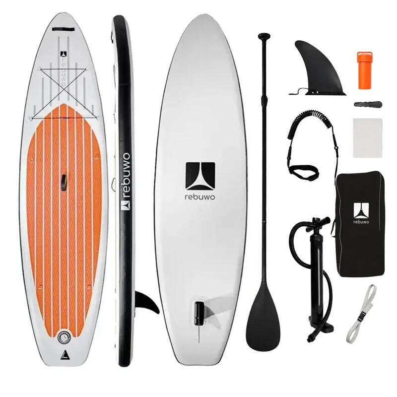 Rebuwo Stand Up Paddle Board - Siyah Beyaz