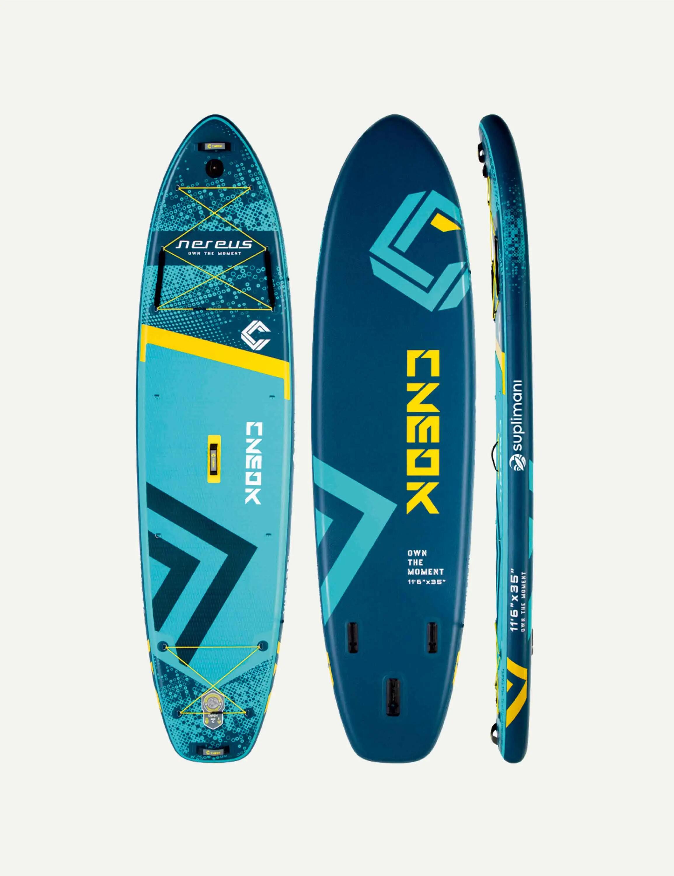 Supboard Paddle Board Şişme Sörf Tahtası Tam Set Sup Board Cneok Blue 350x89x15 2/2