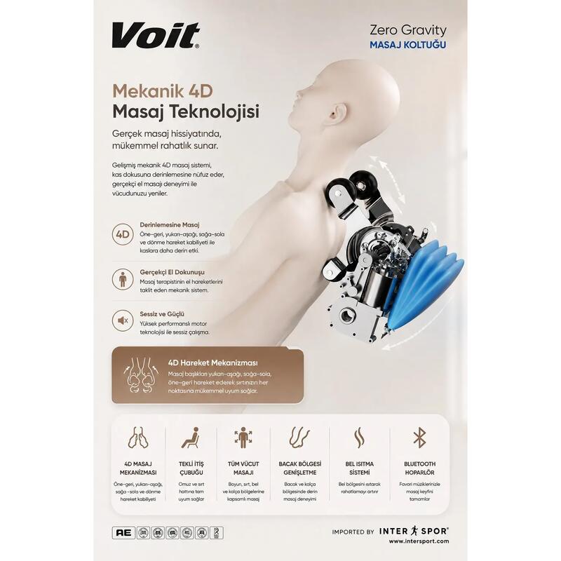 Voit Zero Gravity Masaj Koltuğu 4D