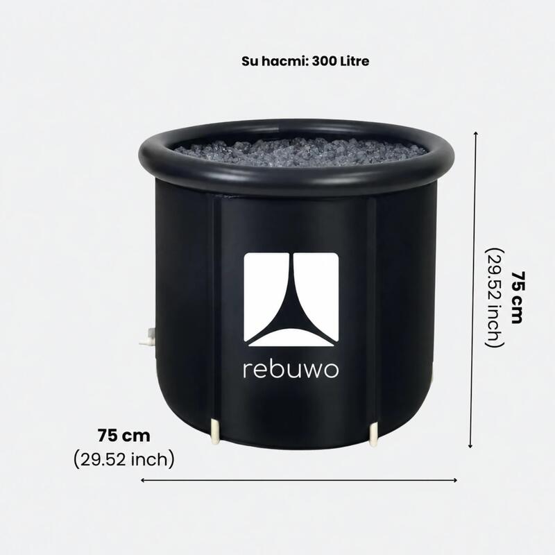 Rebuwo Katlanabilir Sporcu Buz Küveti Ice Bath 300 Litre