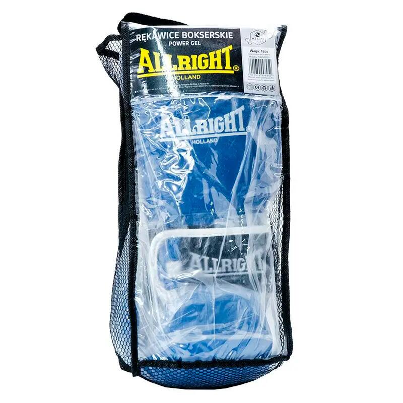 Rękawice bokserskie Allright Power Gel 10 OZ niebieskie 2/3