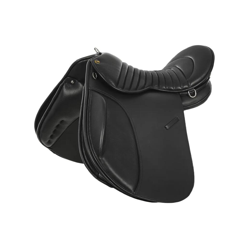 Trekking leather saddle