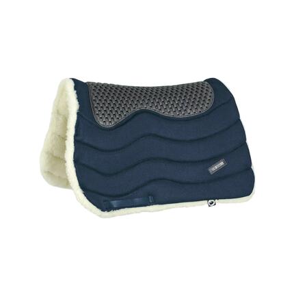Tapis de selle trekking tt/laine + rembourrage plume