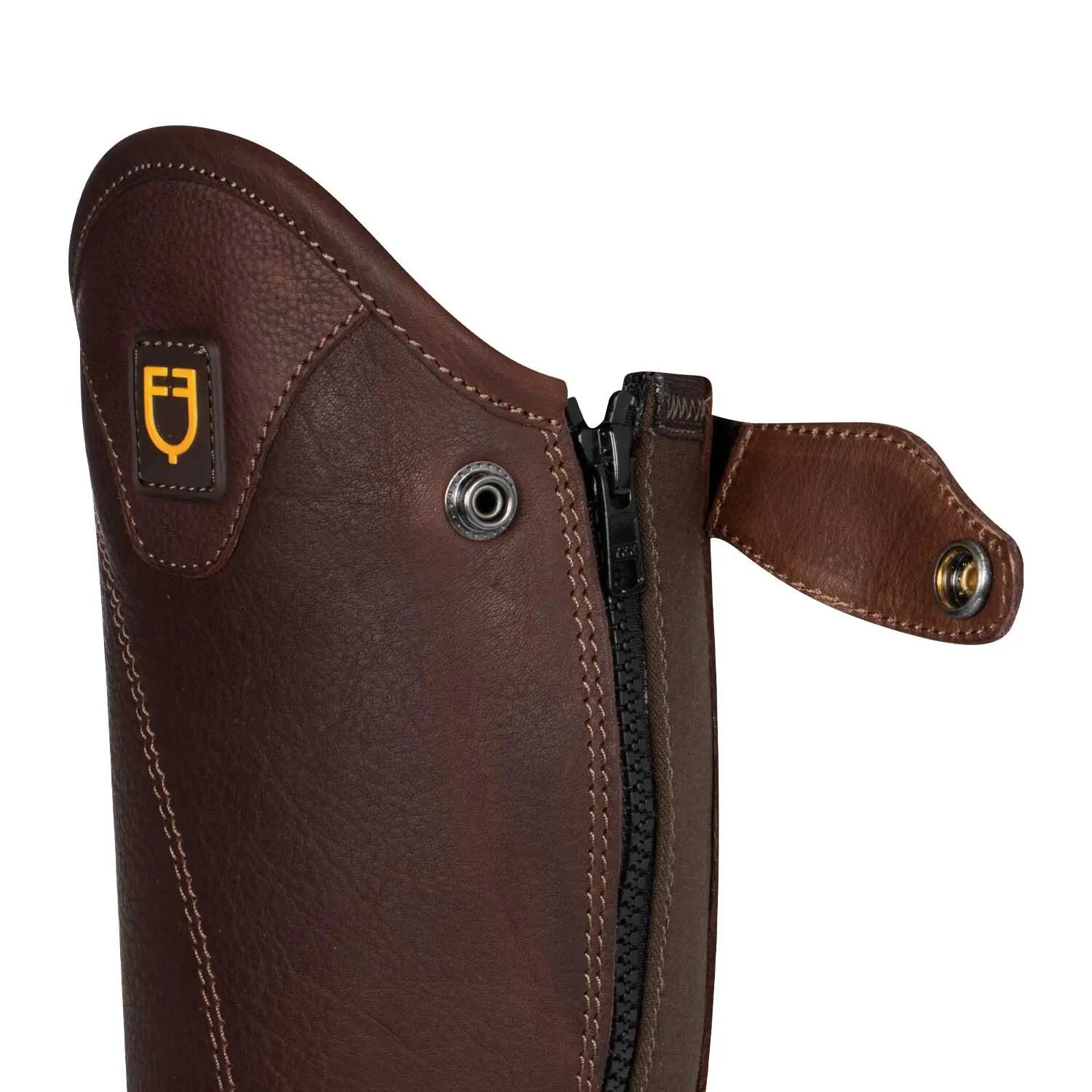 Ghette unisex in morbido cuoio con cerniera laterale 6/7