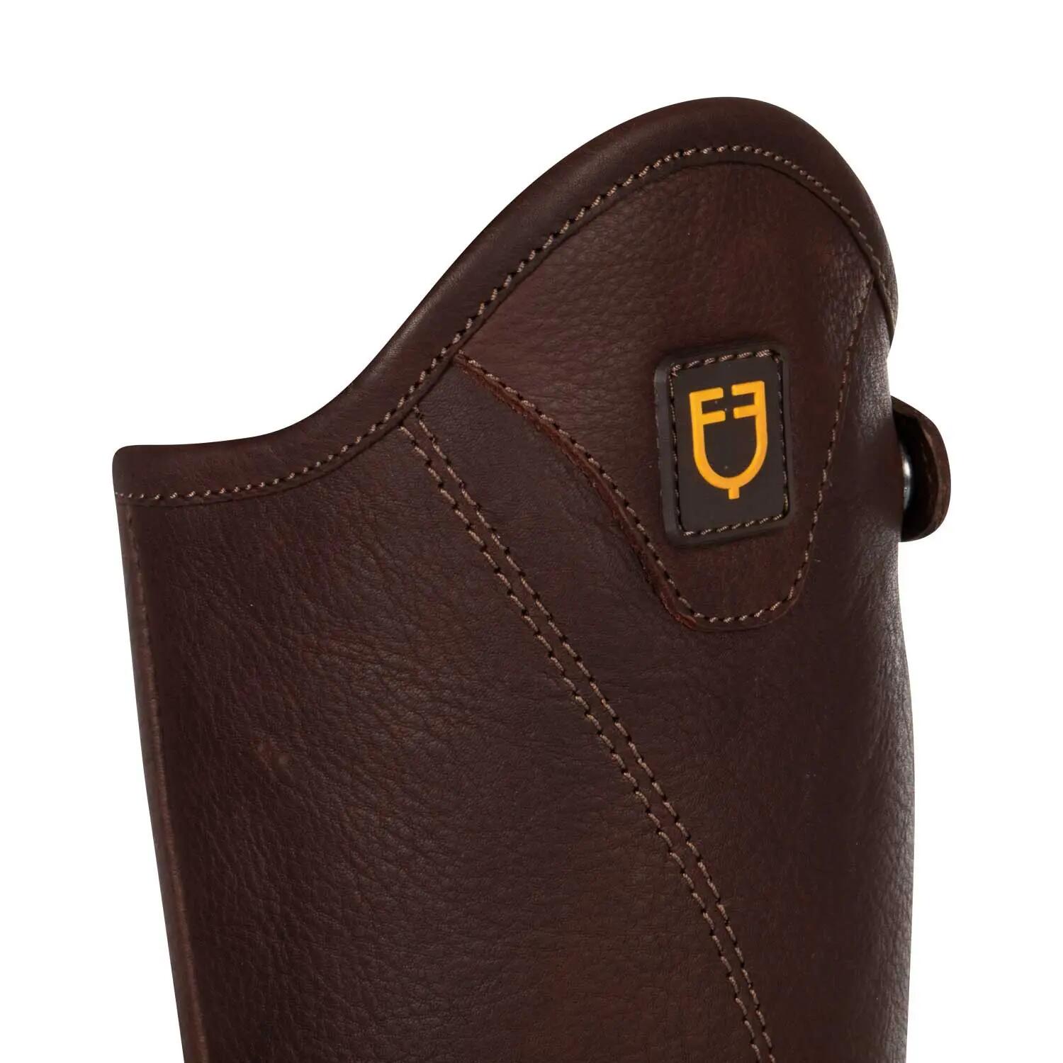 Ghette unisex in morbido cuoio con cerniera laterale 5/7