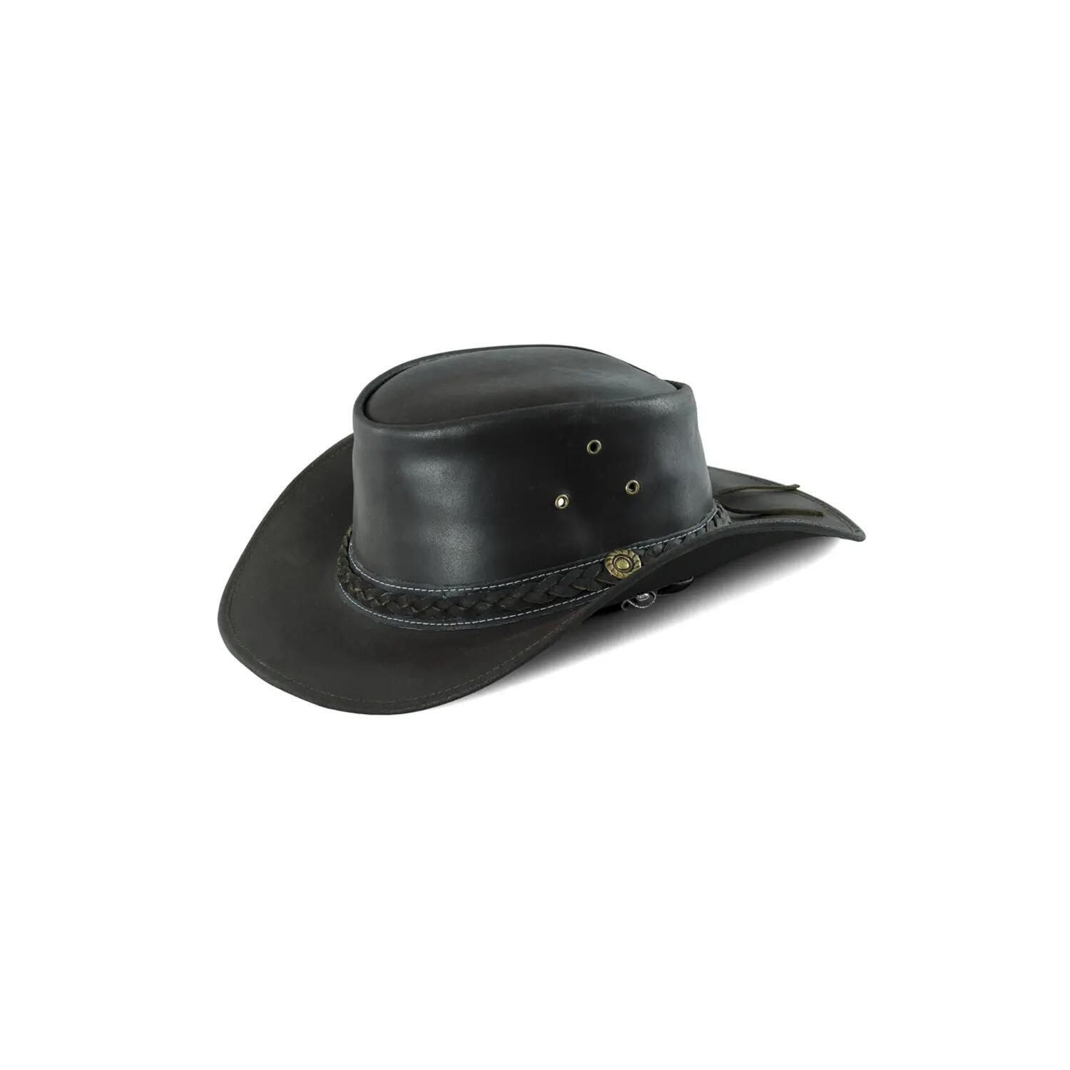 Chapeau en cuir modèle braid 1/1
