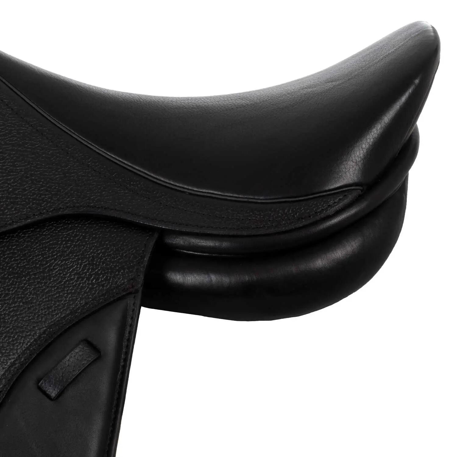 Selle de saut chicago en cuir avec arçon interchangeable (4 inclus) 7/7