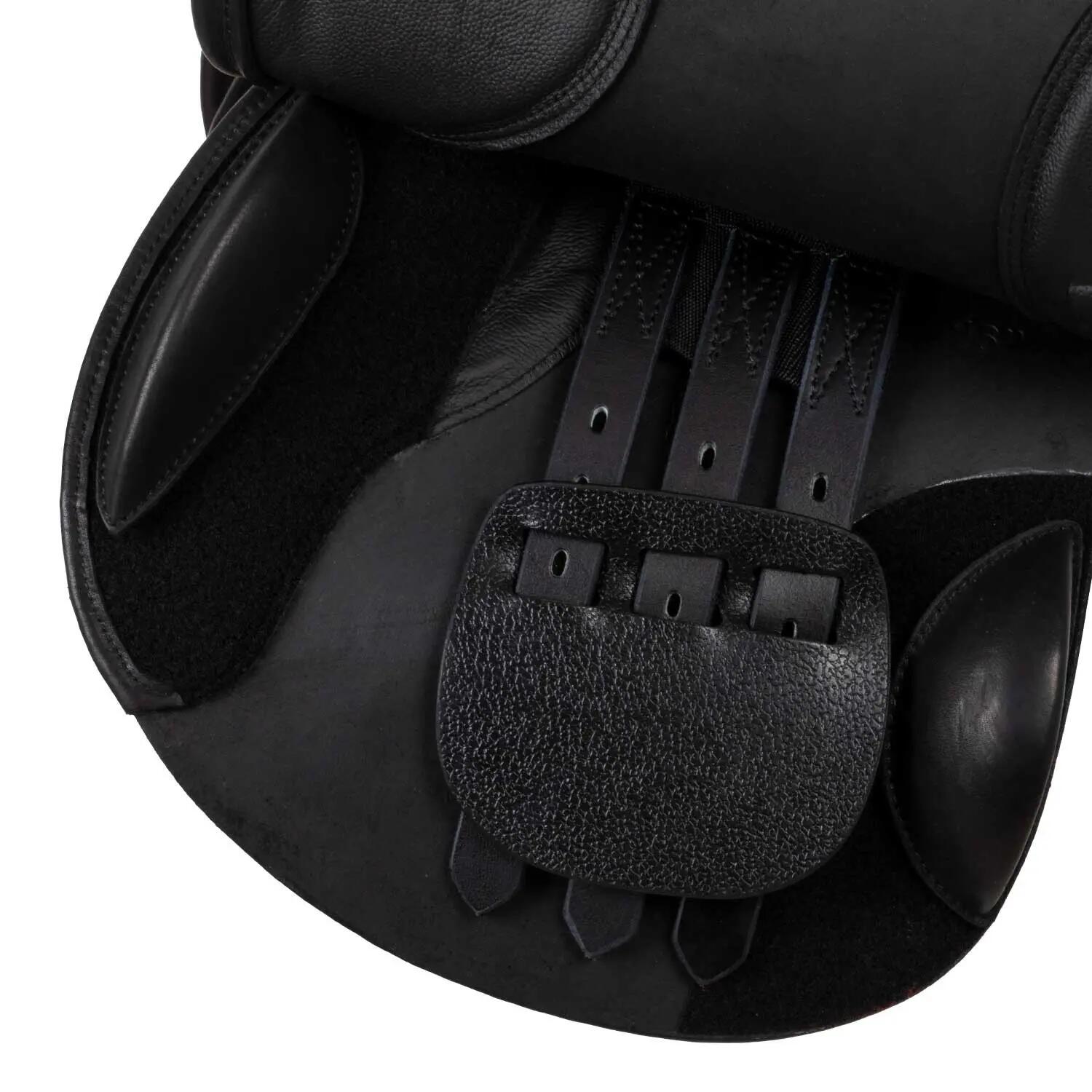 Selle de saut chicago en cuir avec arçon interchangeable (4 inclus) 6/7