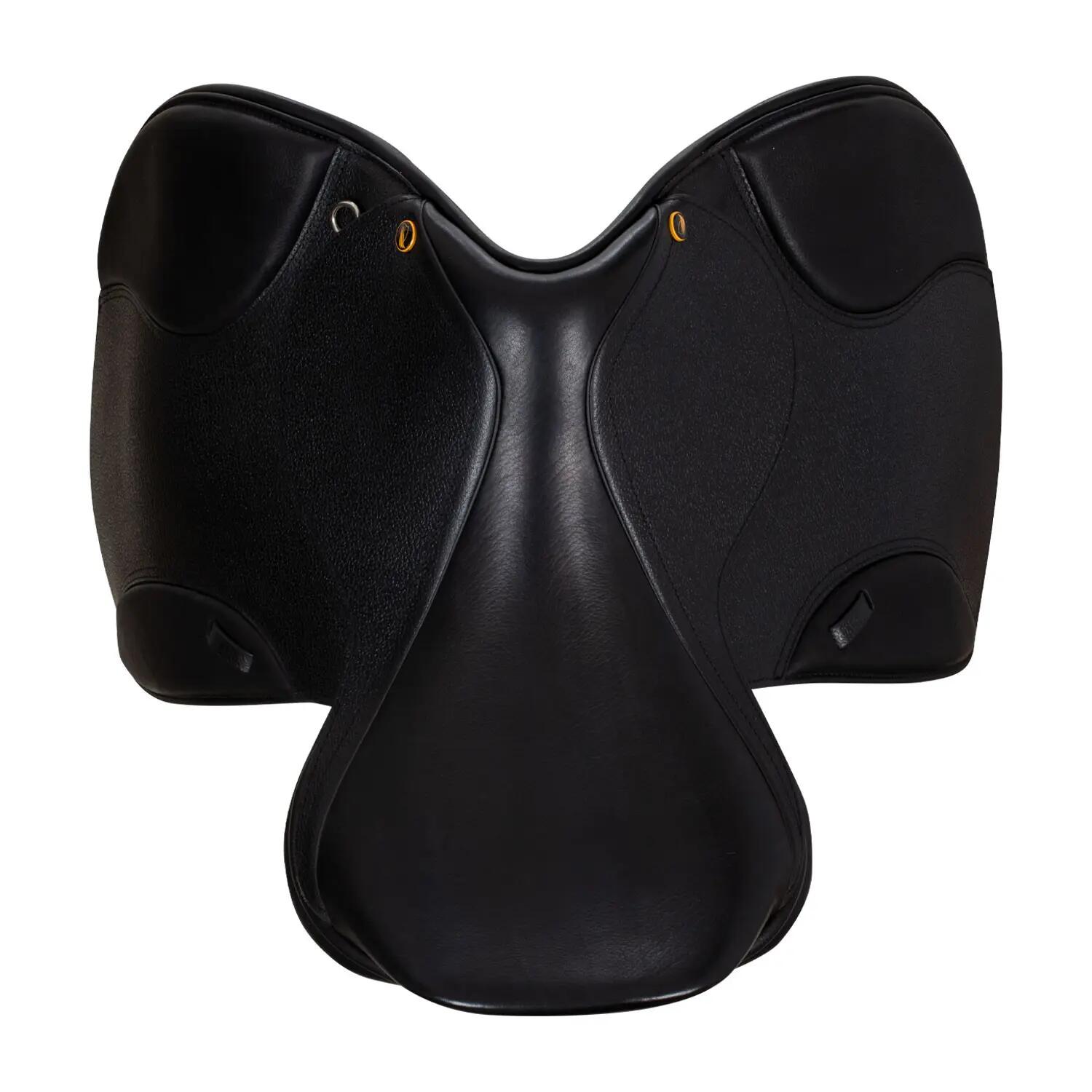 Selle de saut chicago en cuir avec arçon interchangeable (4 inclus) 3/7