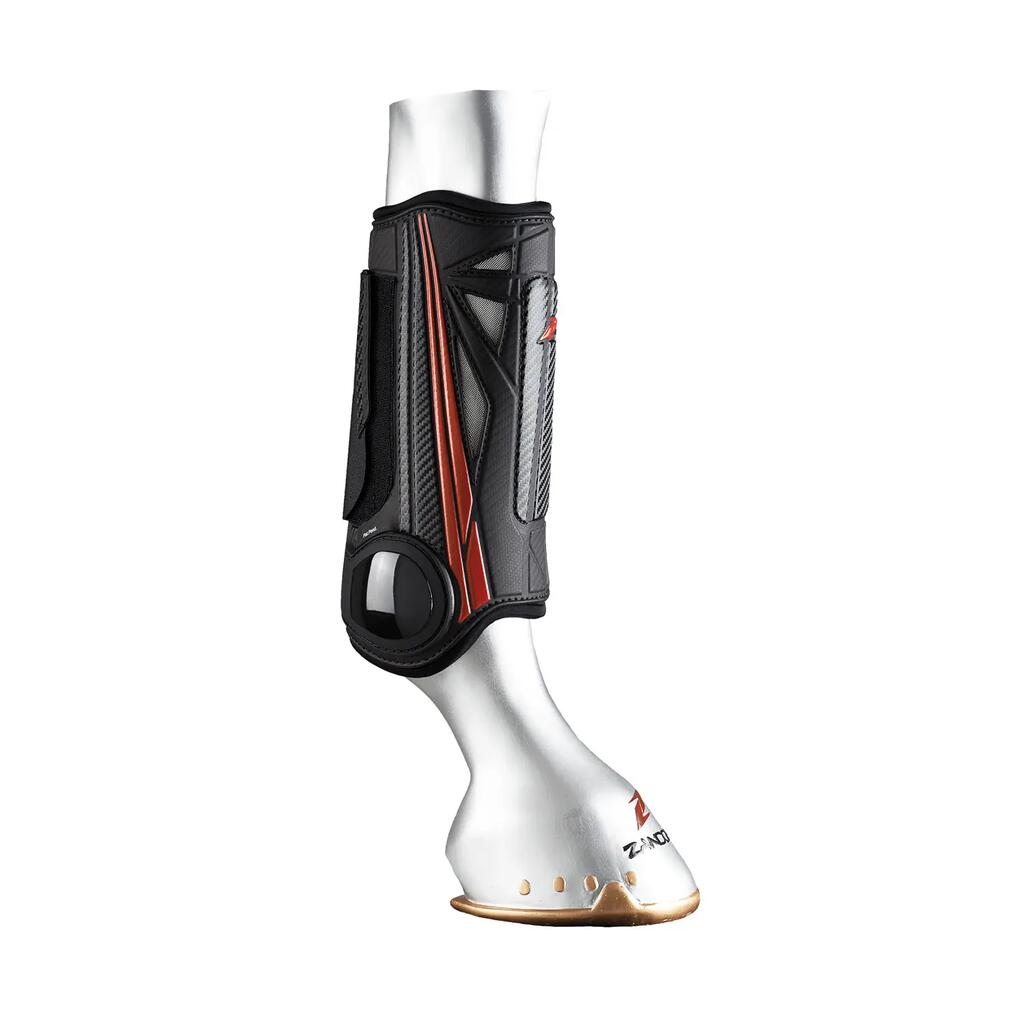 Carbon air x-country back fetlock boots