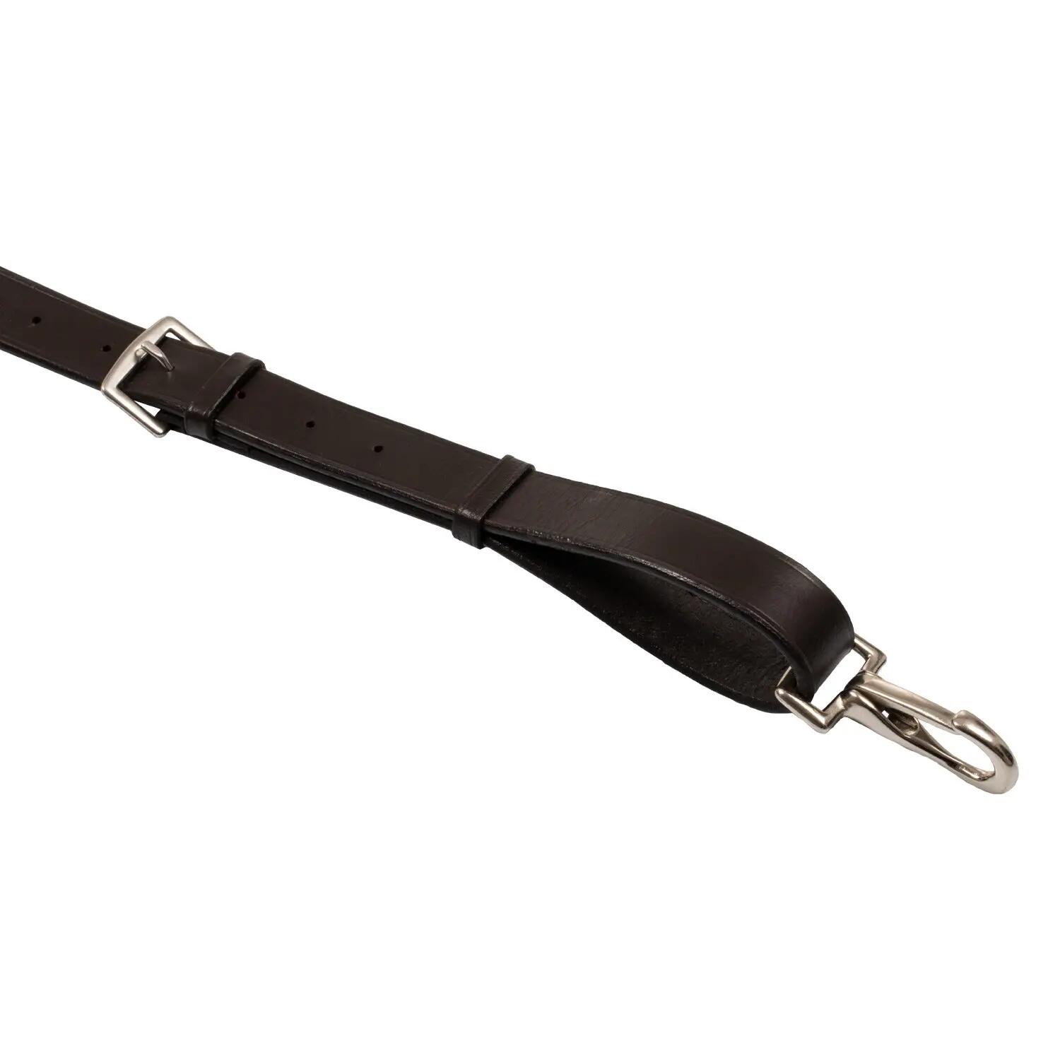 Martingaalhalsband met zilveren stiksels 3/5