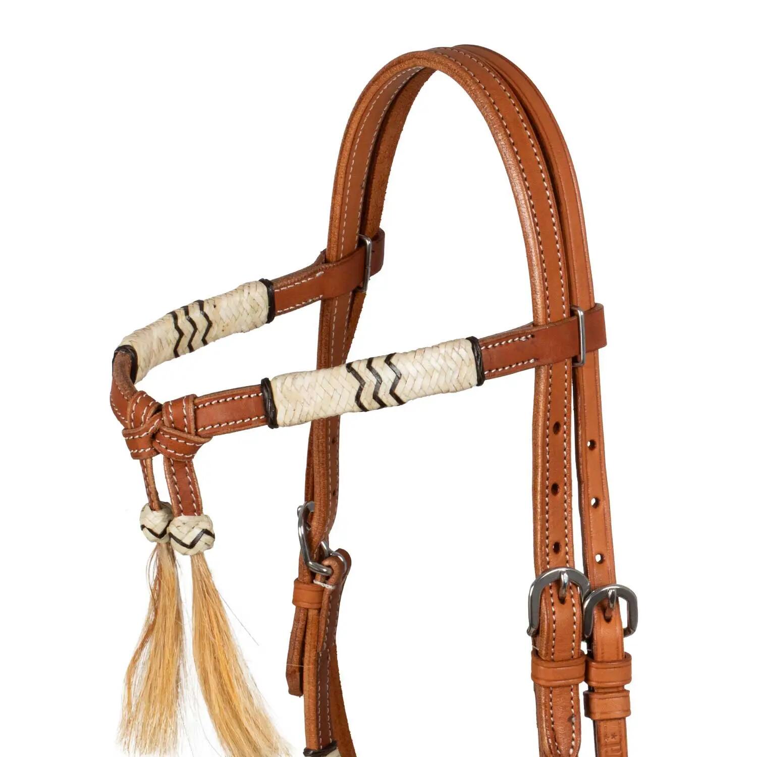 Bosal avec rênes mecate en crin 3/5
