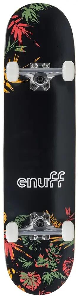 Skate Enuff Floral 7.75"x31.5" Noir/Orange 4/4