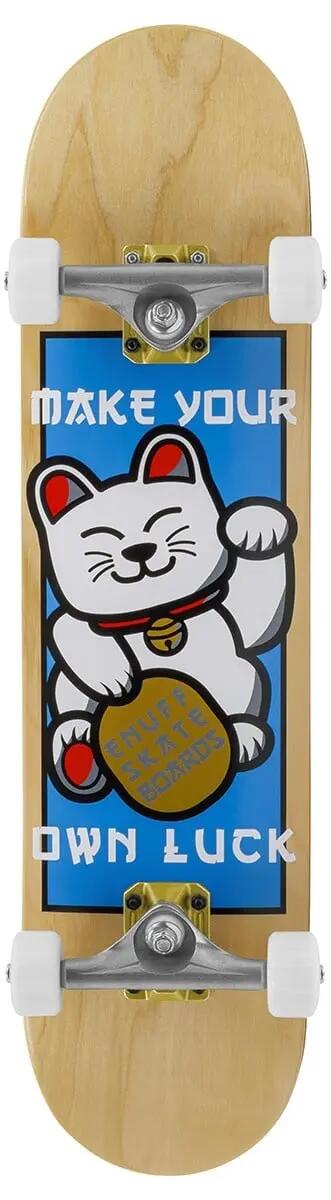 Enuff Lucky Cat Komplett-Skateboard Natural 8'' 7/7