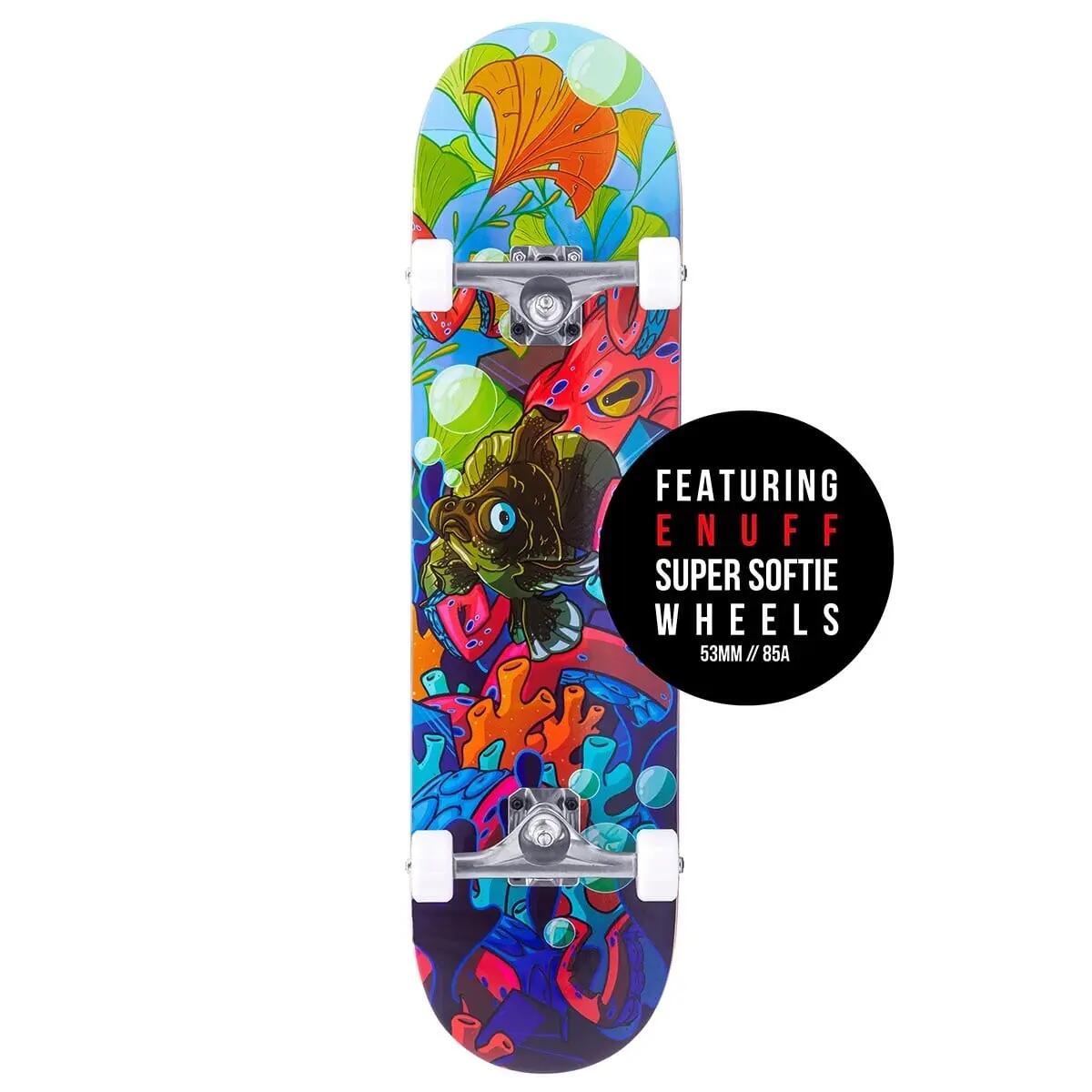 Enuff Lost At Sea Compleet Skateboard Goldfish 8'' 7/7