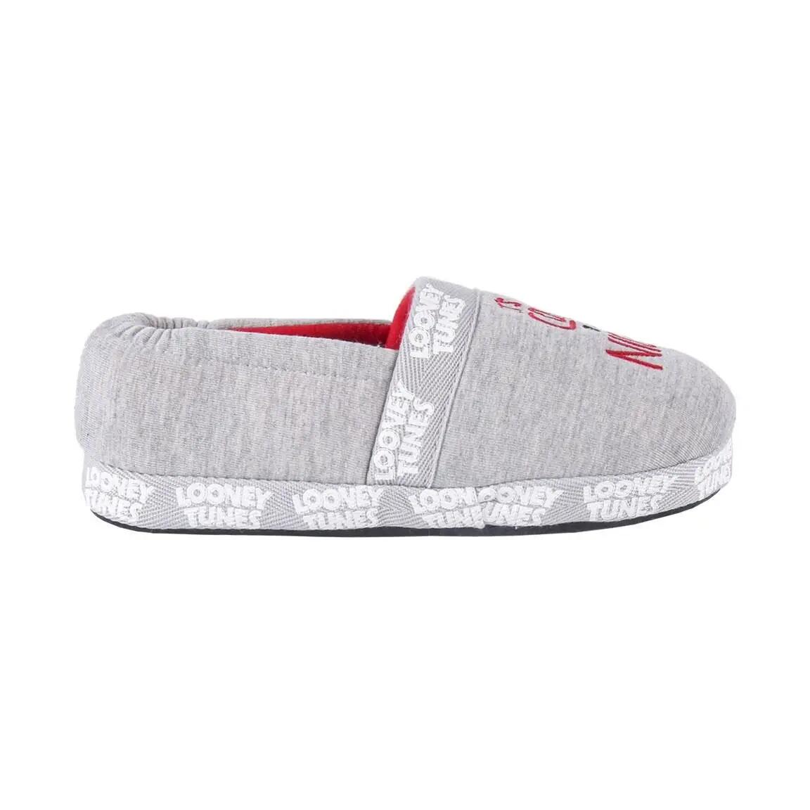 Zapatillas de Casa Francesita Infantil Looney Tunes Antideslizantes Grises 3/7