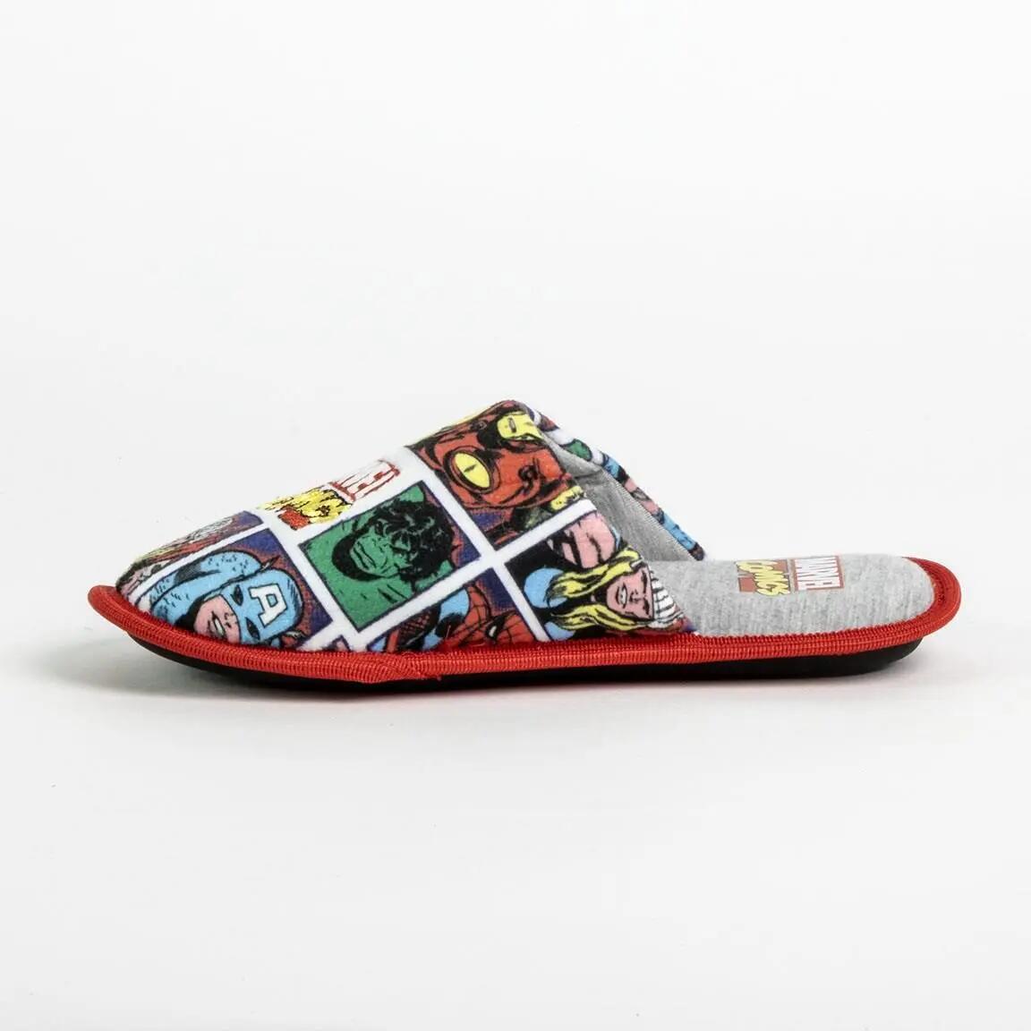 Pantoufles Marvel pour enfants, bout ouvert, en polyester, antidérapantes 3/6