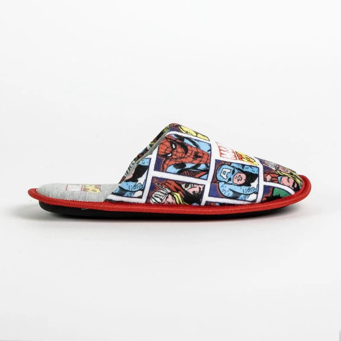 Pantoufles Marvel pour enfants, bout ouvert, en polyester, antidérapantes 2/6