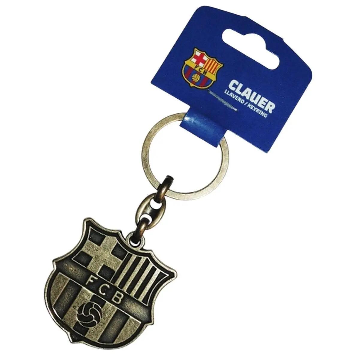 FC Barcelona brelok herb oryginalny na licencji  styl retro złoty 3/3