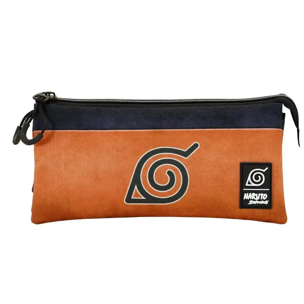 Children's triple Pencil case Educa Borras Naruto Shippuden Symbol