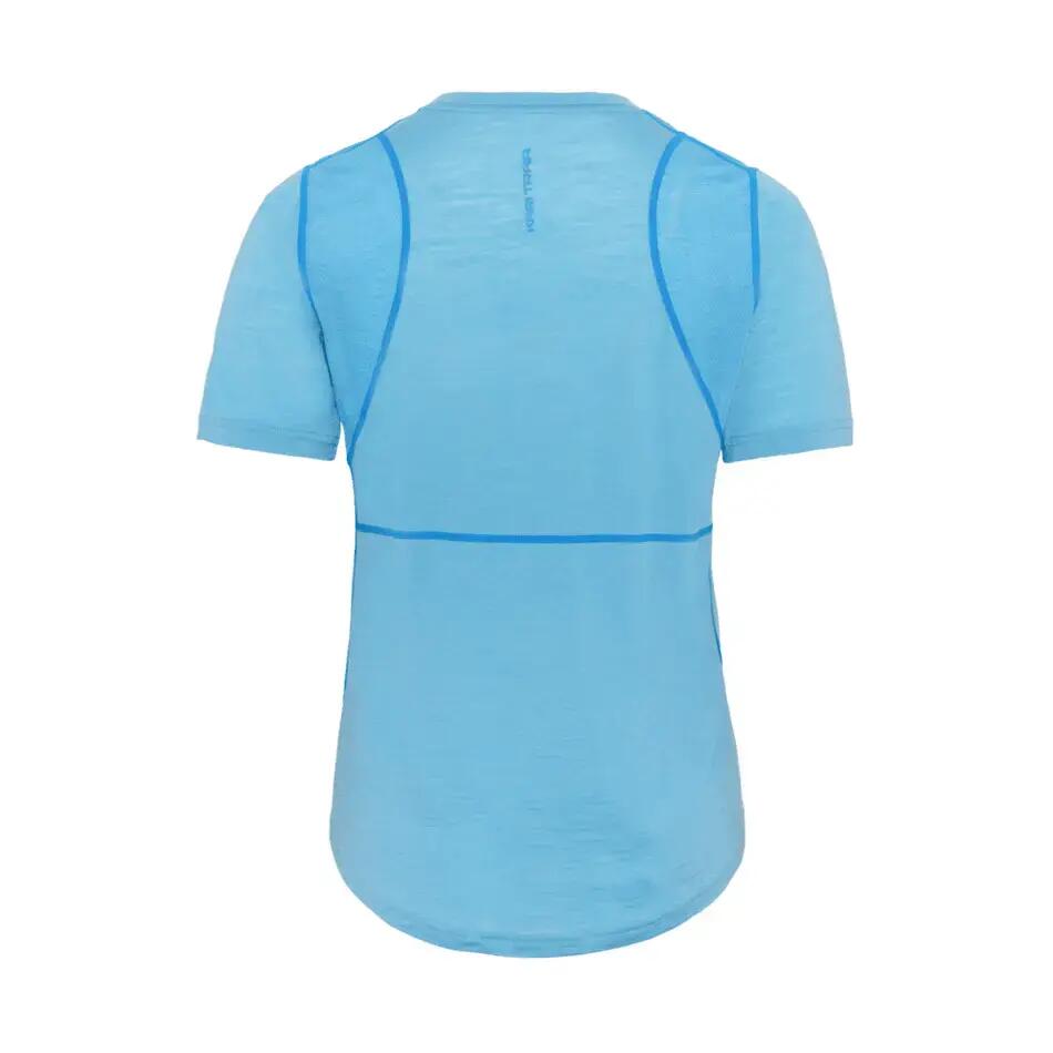 Embla Wool Tee - ocean 2/5