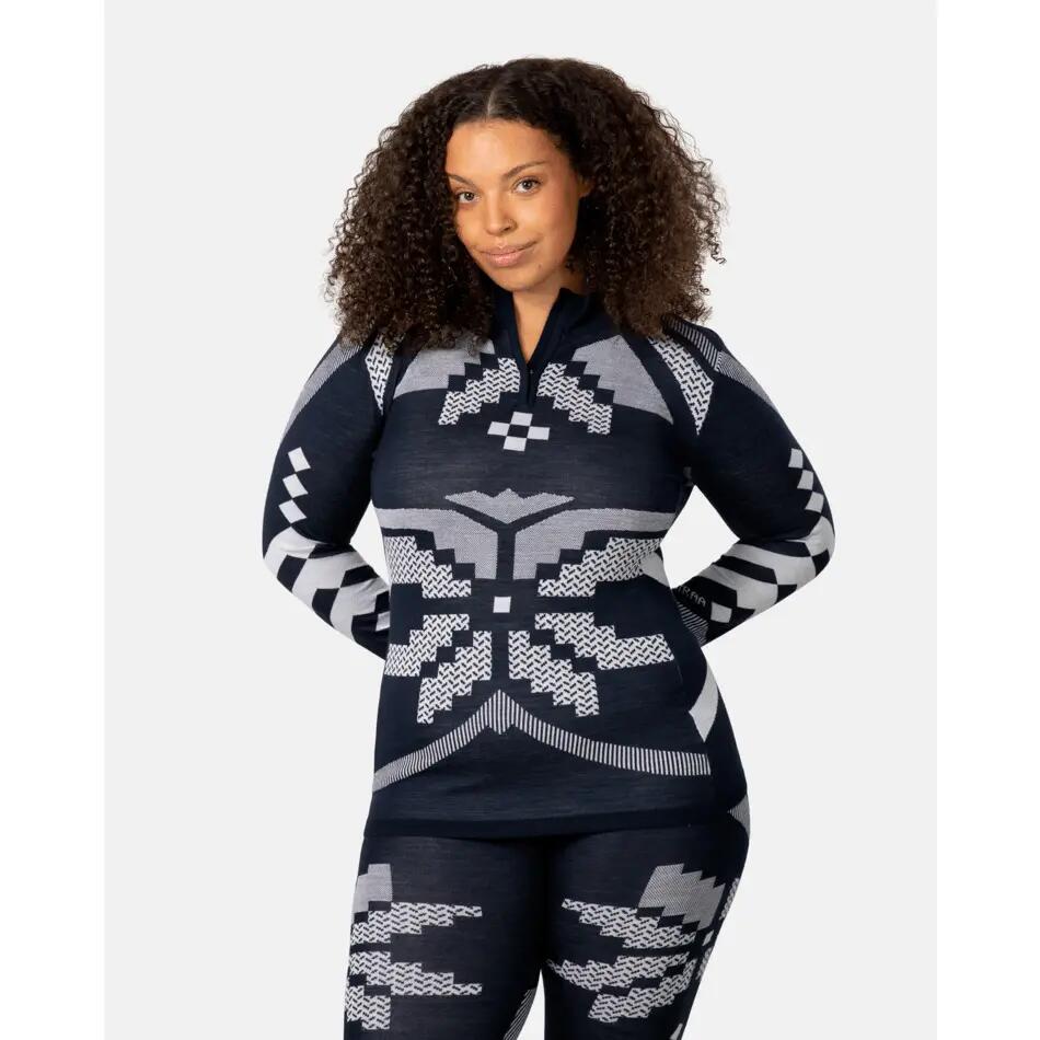 Pull 1/4 zip femme Kari Traa Faith 2/6