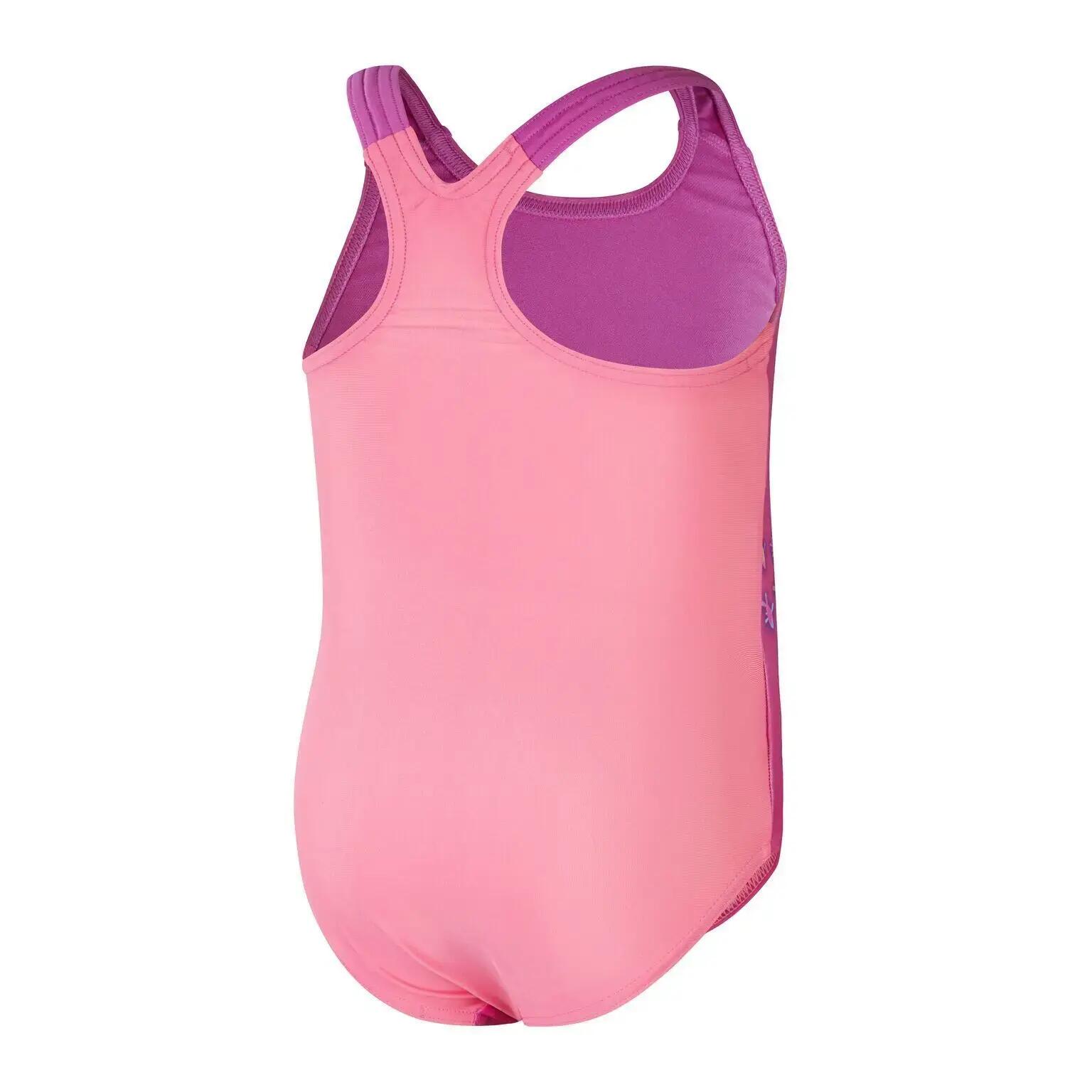 Jednoczęściowy strój kąpielowy niemowlęcy dziewczynka Speedo Placem Print 3/4