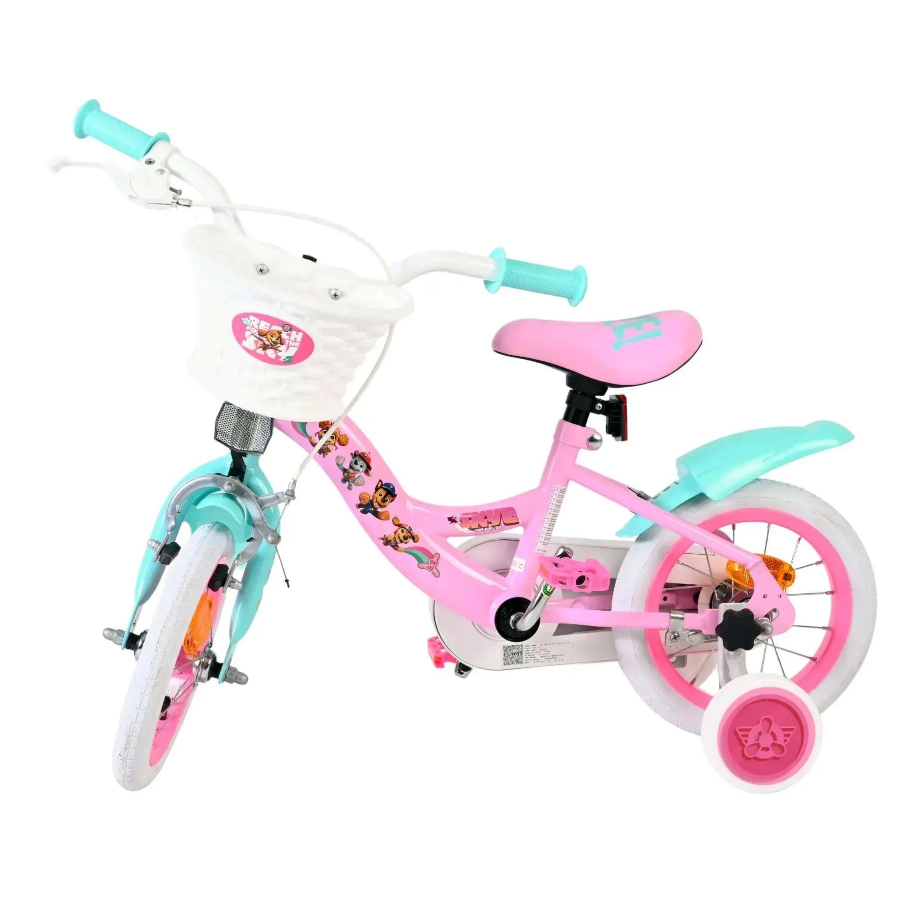 Rower dziecięcy Paw Patrol 14 inch dla dziewczynek, różowy 5/7