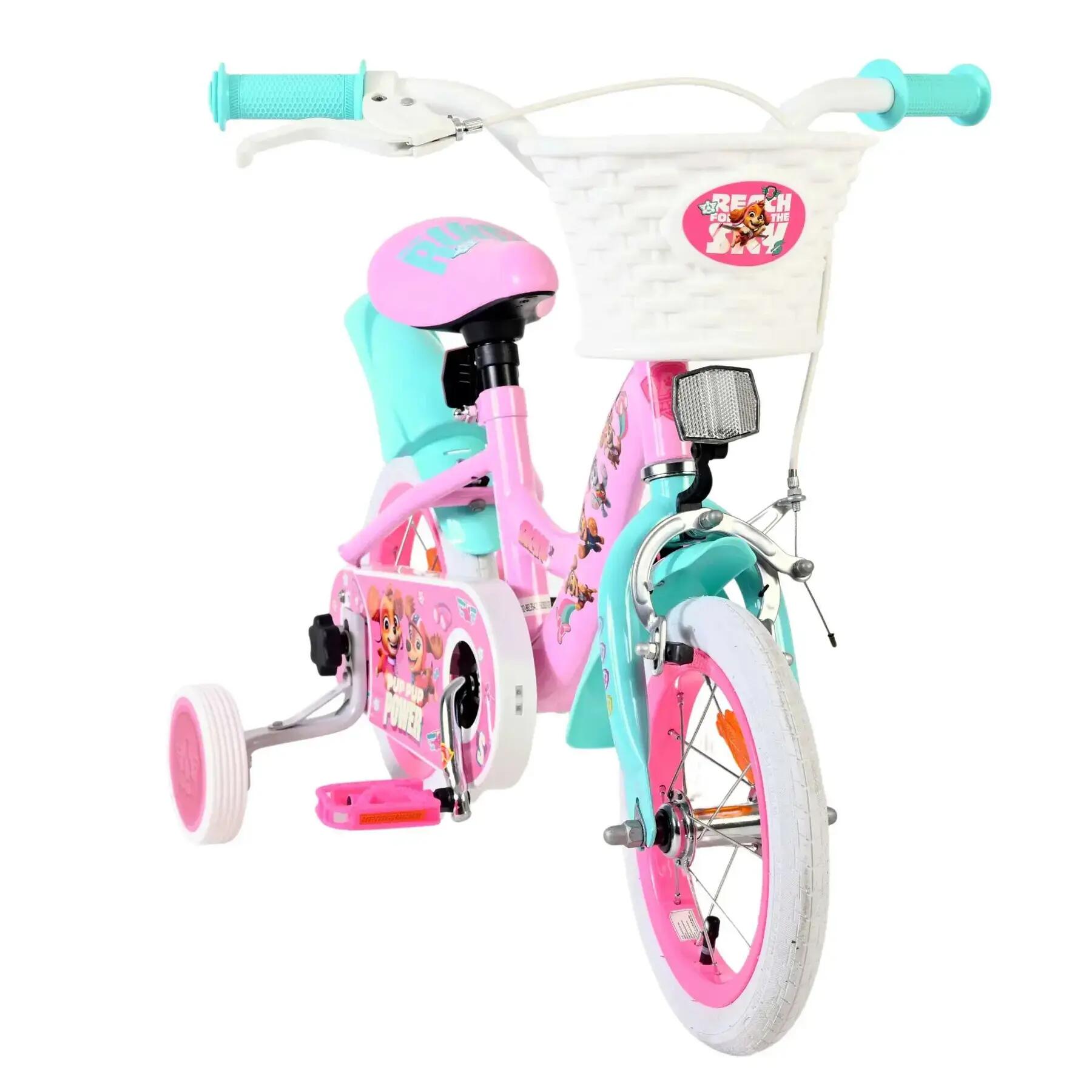 Rower dziecięcy Paw Patrol 14 inch dla dziewczynek, różowy 2/7