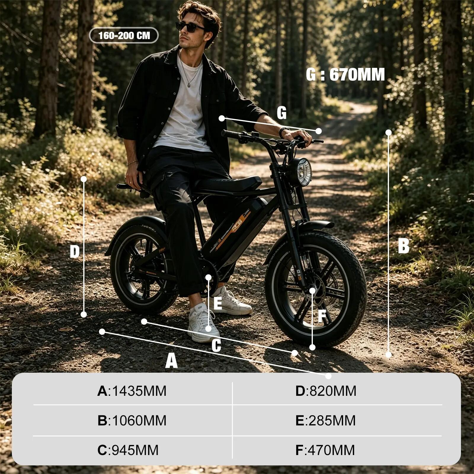 Elektrische stadsfiets 16 inch, koppelsensor, 468Wh accu, bereik tot 80km 7/7