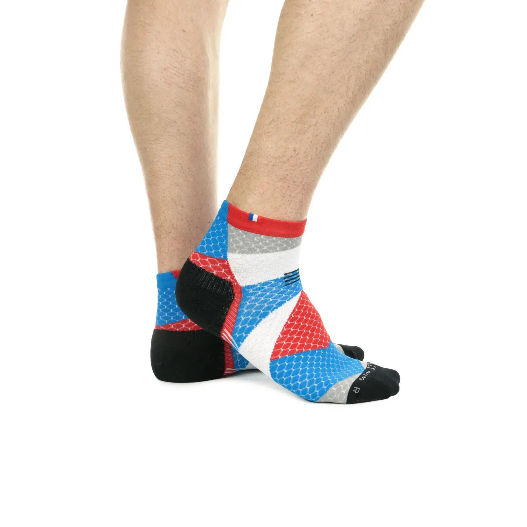 CHAUSSETTES DE RUNNING RENFORTS EN FIL D'ARGENT - FRACTAL 5/5