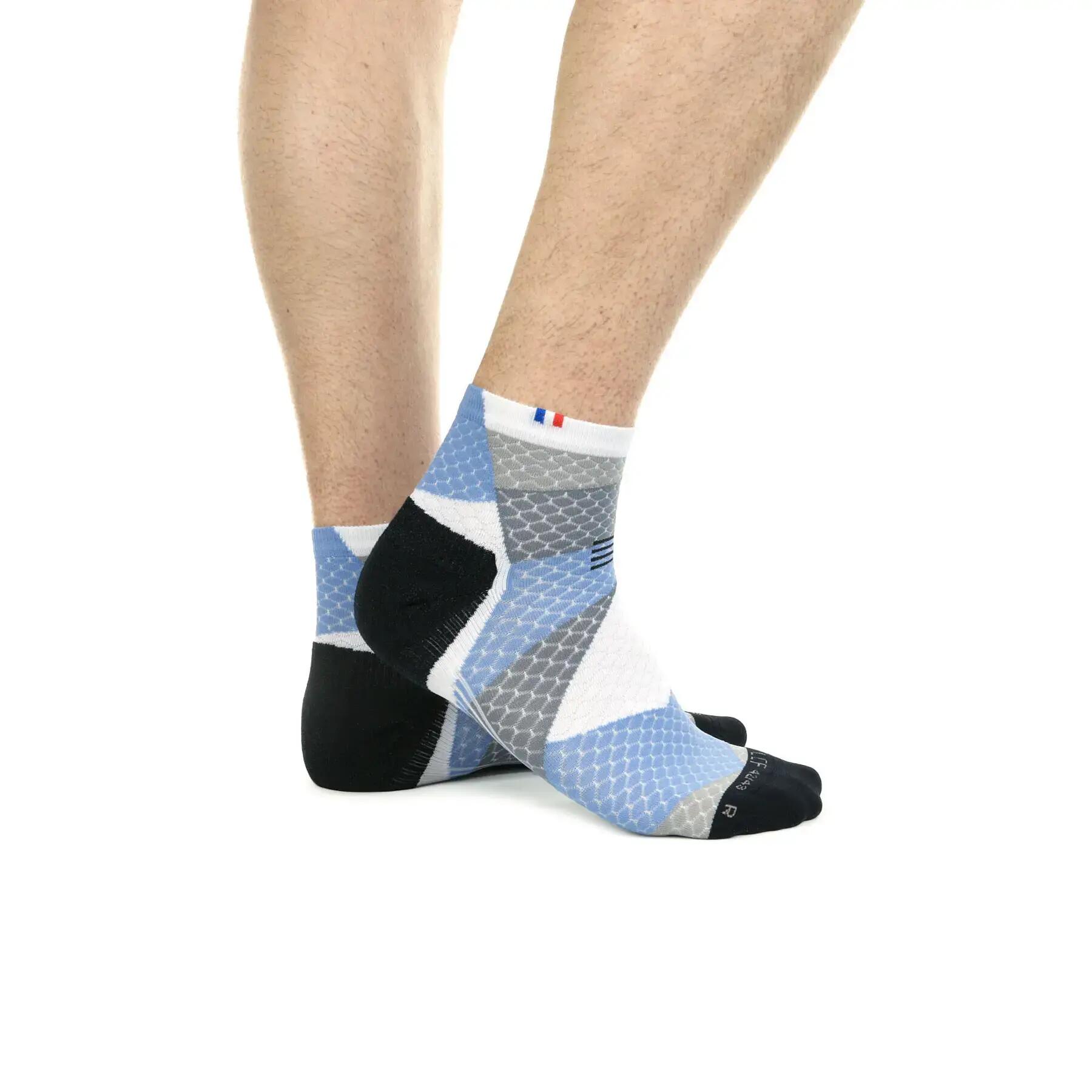 CHAUSSETTES DE RUNNING RENFORTS EN FIL D'ARGENT - FRACTAL 5/5