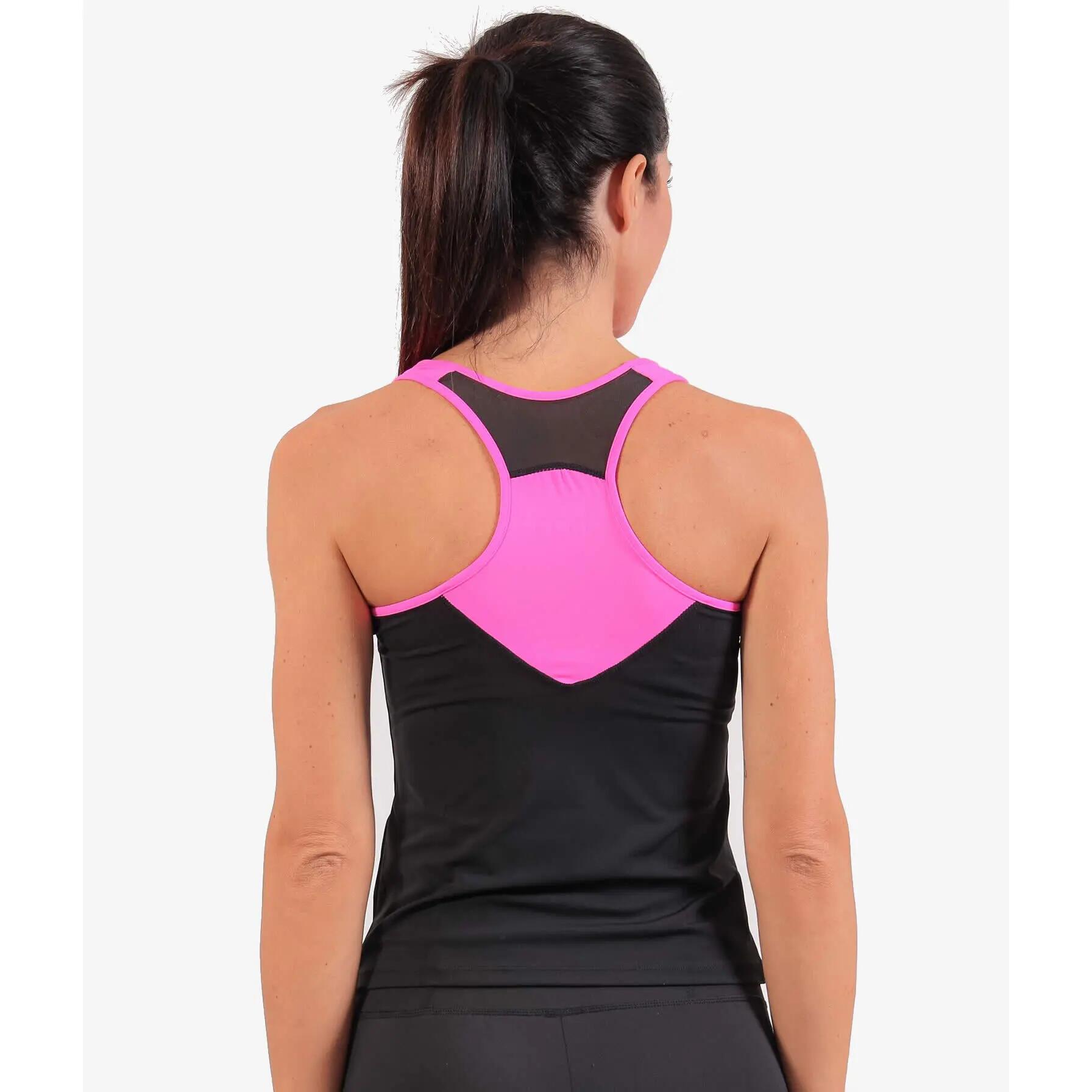 Canotte donna givova nero/fuxia 2/3