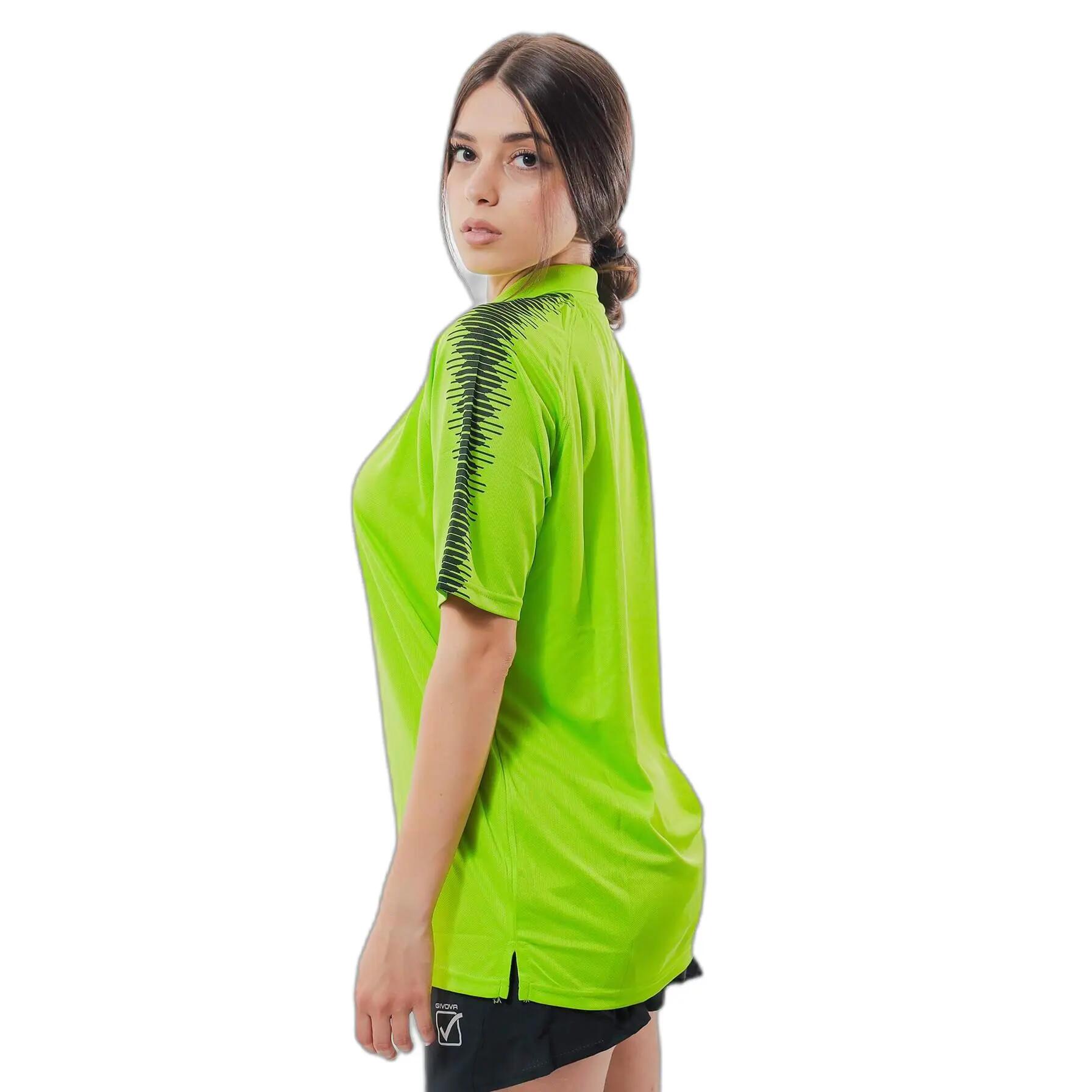 Polo Esportiva Givova Verde Maçã 3/3