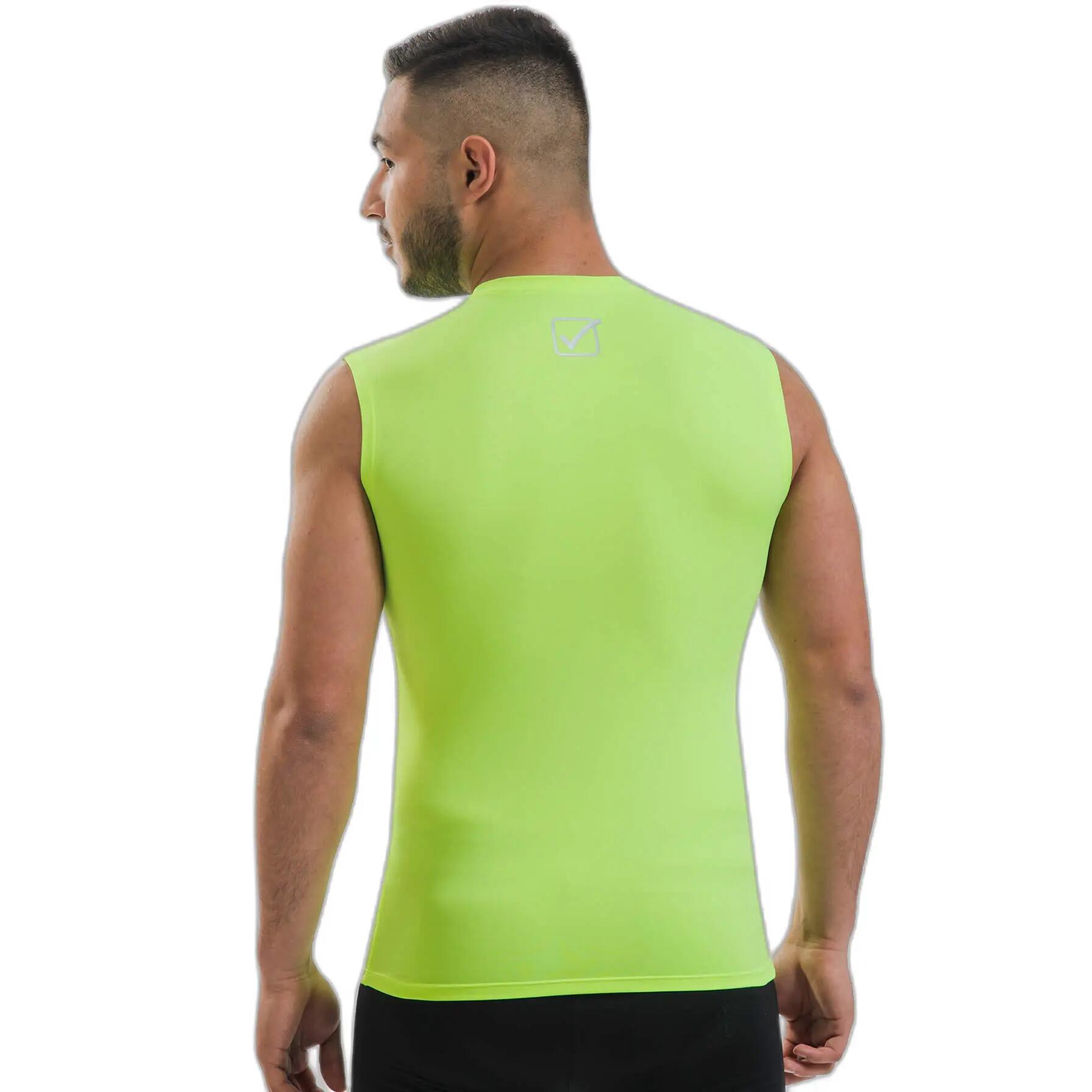 Elastisches Tanktop Givova Technical Corpus 1 Fluo Yellow 2/2