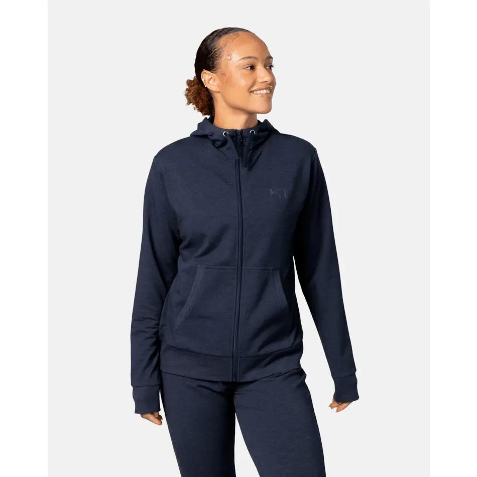 Sweatshirt à capuche full zip femme Kari Traa 3/5