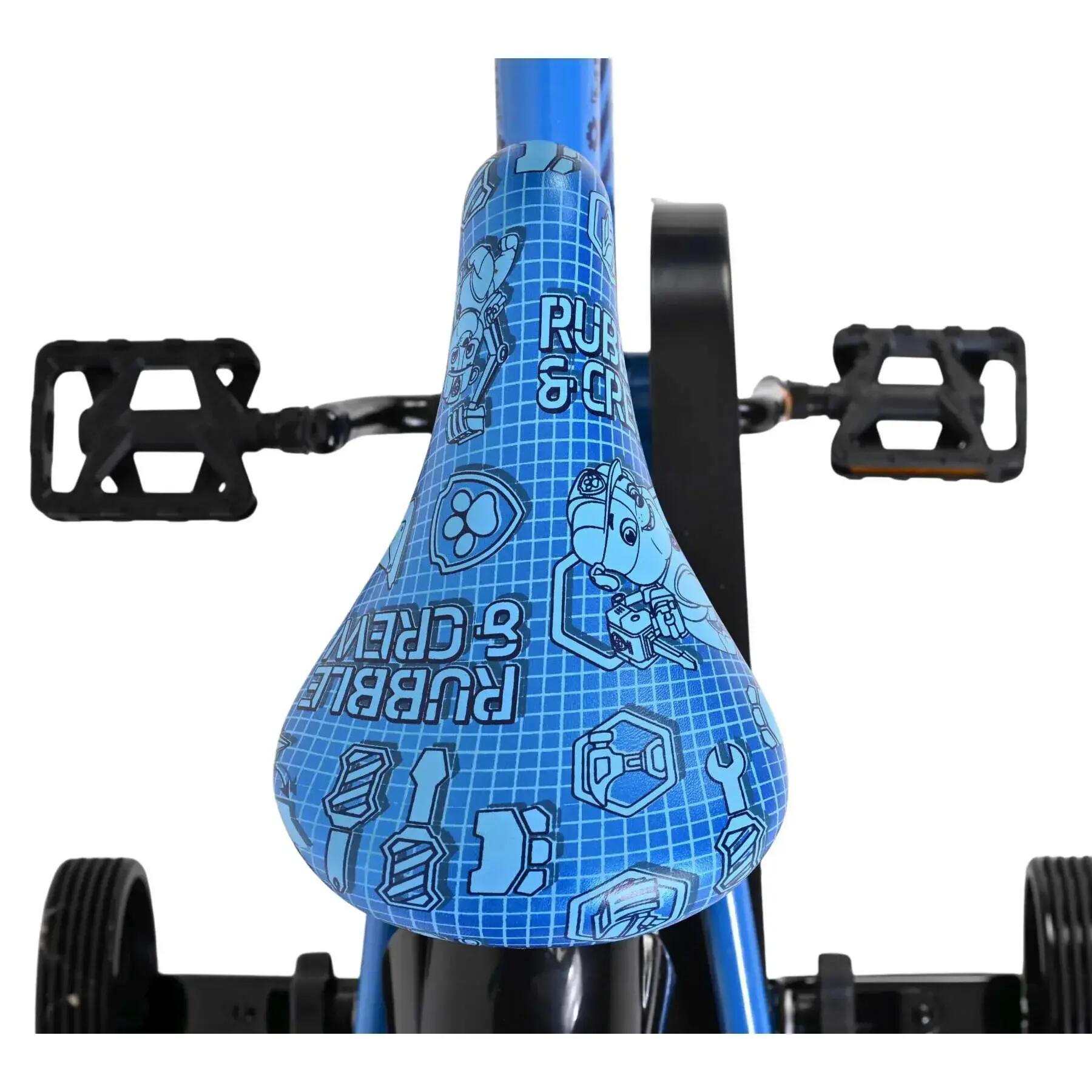 Rubble & Crew bicicletta per bambini 12 pollici blu per ragazzi 4/5
