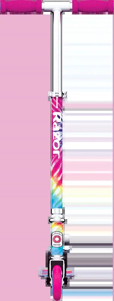 A SPECIAL EDITION SCOOTER - TIE DYE - step voor kinderen - roze 6/8
