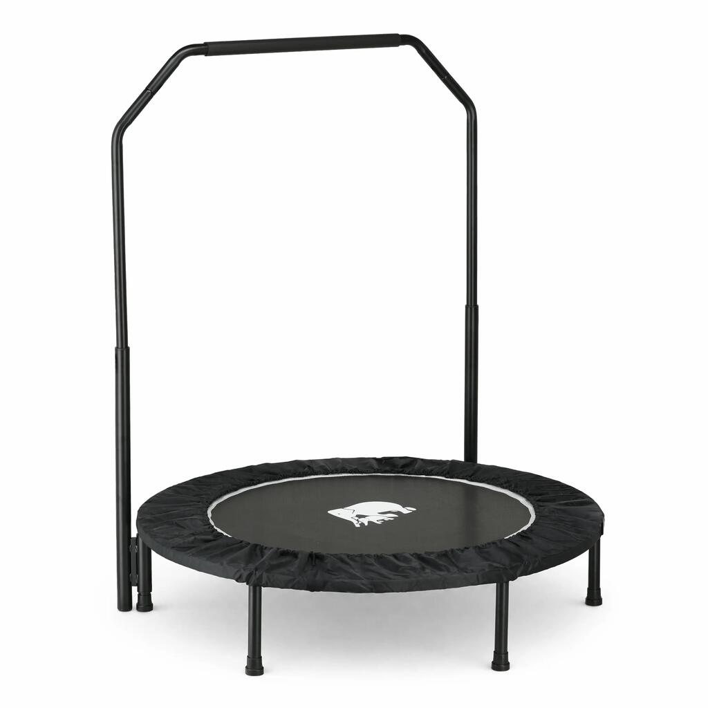 Deryan Foldable Fitness Trampoline 100 cm - With Handlebar - Black